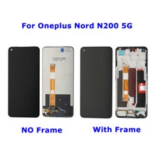 For Oneplus Nord N200 5G OLED Display LCD Touch Screen Digitizer Frame Assembly