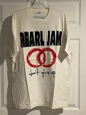 Pearl Jam 1993 First Euro Tour Don't Give Up Vintage T Shirt Sz XL Original