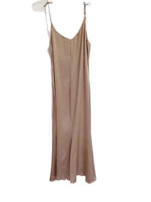 REFORMATION Silk Slip Dress Size S Shoulder Tie 100% Silk NO SLIT | eBay