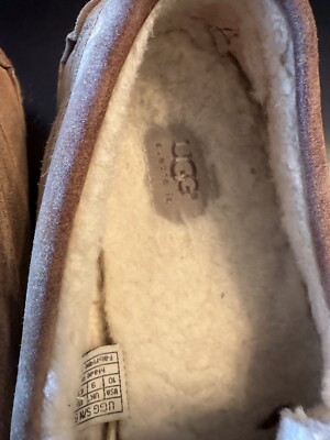 UGG Mens Ascot 5775 Tan Chestnut Slip On Loafer Suede  display picture 1