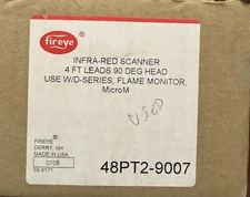 FIREYE  48PT2-9007 NOS 4' 90 DEGREE HEAD  INFRARED SENSOR