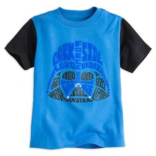 Disney Store Star Wars Darth Vader Puff 3D Ink Boys T Shirt T Size 10/12  14