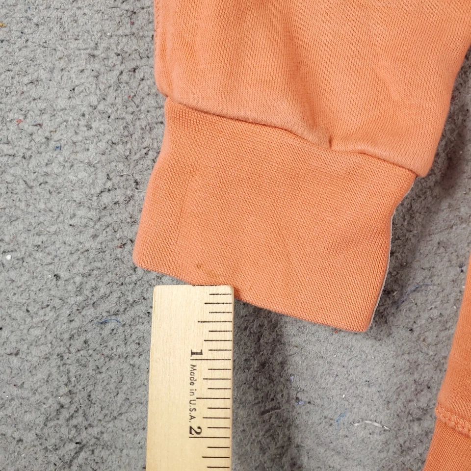 Adidas Sweater Boys Large Orange Casual Pullover Hoodie Sweatshirt Kids * - Image 2 of 4