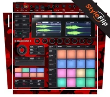 Native Instruments Maschine Plus | Red Camo | Protective Decal | StyleFlip Skins