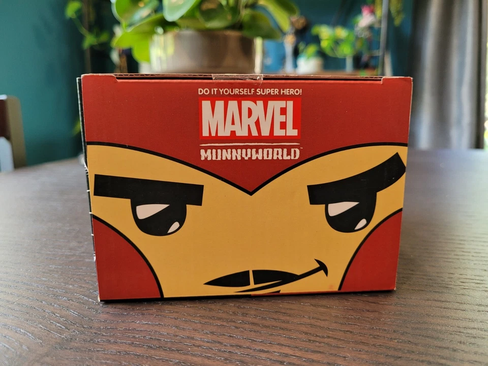 Kidrobot UNOPENED Marvel 4" Mini Munny IRON MAN/WOLVERINE DIY VINYL FIGURE - Image 3 of 4