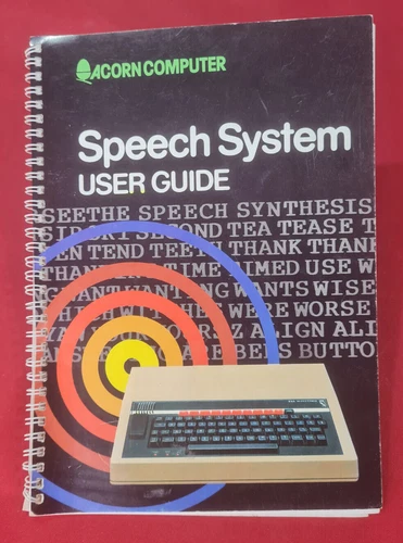 User Guide for Speech System Acorn BBC Micro Acorn Computer Iss 2 1983