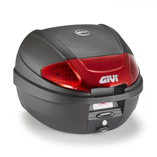 GIVI E300 N2B MONOLOCK 30LT MOTORCYCLE / SCOOTER TOP BOX & FREE BASE PLATE KIT - Picture 5 of 7