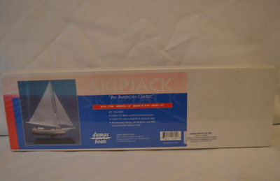 Dumas Boats #1704 SkipJack Wooden Sailboat Model Kit ''An American Classic''  NEW
