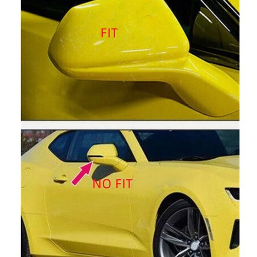 Carbon Fiber Rearview Side Mirror Cover For Chevrolet Camaro 2016-2024 2017 2018 - Picture 7 of 8