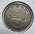 CANADA 1936 Dollar George V Silver $1 Canadian