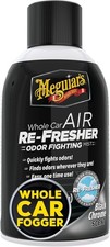 Meguiars Whole Car Air Refresher Black Chrome Scent 2 Oz Aerosol Canister
