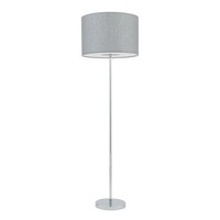 Stehleuchte Grau Stoff Blendarm E27 154 Cm Schlafzimmer Stehlampe Wohnzimmer