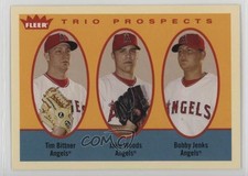 2005 Fleer Tradition Trio Prospects Tim Bittner Jake Woods Bobby Jenks #301 0w7