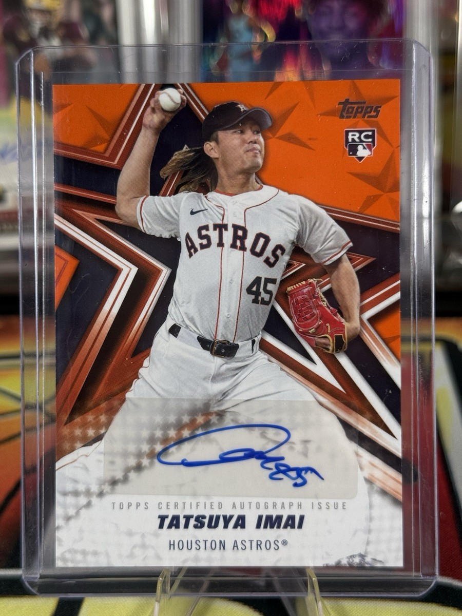 Tatsuya Imai 2026 Topps Series 2 Orange Color Match /25 Auto RC | eBay