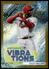 2022 BOWMAN CHROME JORDAN WALKER VV-13 MINT VIRTUOSIC VIBRATIONS GOLD 47/50