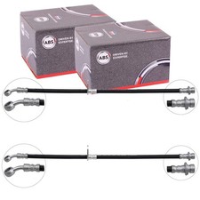 2x A.B.S. BREMSSCHLÄUCHE HINTEN LINKS + RECHTS passend für HONDA CIVIC CRX