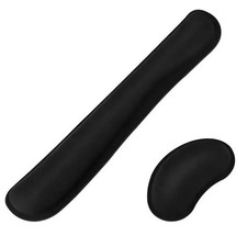 Keyboard Mouse Wrist Rest Set Memory Foam Gel Support Ergonomic Cushion