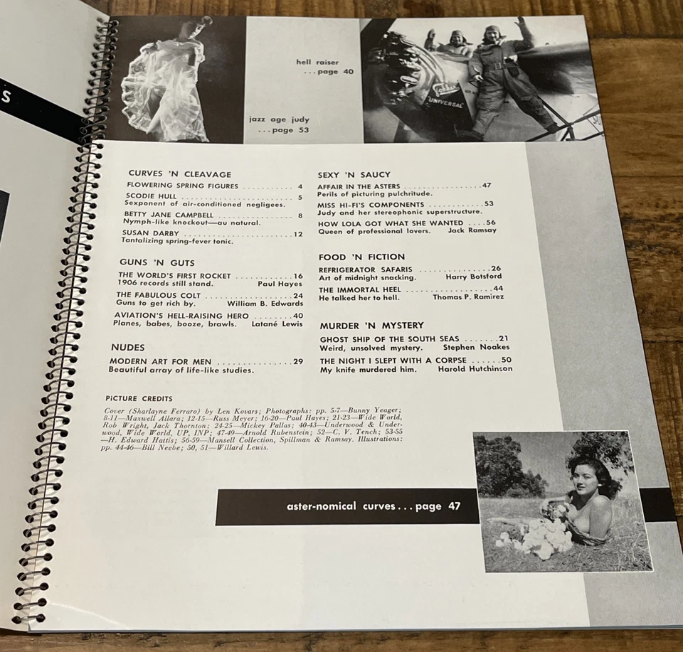 Vintage Playboy Type Magazine MODERN MAN Quarterly #10 Madeline Castle, 1957 Foto 2 de 4