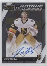 2023-24 O-Pee-Chee Platinum Rookie Auto Jiri Patera #R-PA Auto 4et