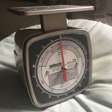 Vintage Pelouze Postal Scale 1985 Model Z-5 5 lb x 1/2 oz Capacity Made In USA