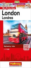 Hallwag Stadtplan London: 3 in 1: Stadtplan, Reiseinformationen und Highlights! 