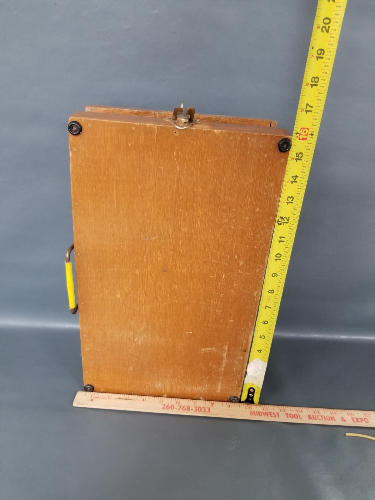 Vintage Old Wooden Book Charkha Spinning Wheel Portable Traditional Yarn Gandhi