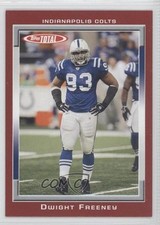 2006 Topps Total Total Red Dwight Freeney #155 HOF 0r5