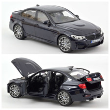 BMW M3 COMPETITION 2017 BLUE METALLIC 1:18 Norev Auto Stradali -I- Modellino Nuo