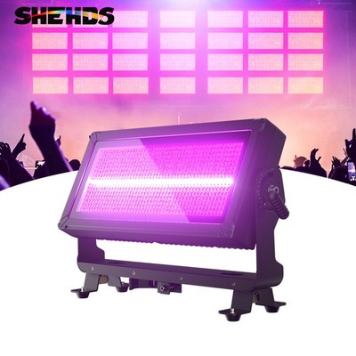 SHEHDS IP65 LED 350W LED RGBW Strobe Light Wash 12-Pixel Disco Club Bar Stage