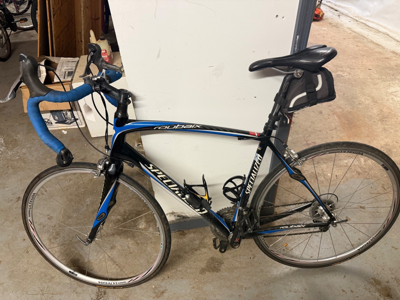 Specialized Roubaix SL4 Comp 2015 Carbon Road Bike Black/Blue Ultegra Very Light