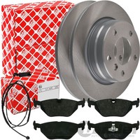 Febi Bremsscheiben Ø280Mm + BelÄGe + Wk Hinten Passend FüR Bmw 3Er E46 316I+318I