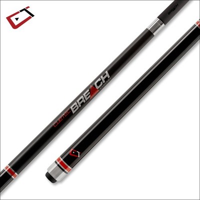 Cuetec 95-147NW Cynergy Breach Carbon Fiber Break Billiard Cue Black/No Wrap