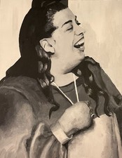 11x14&rdquo; Mama Cass (The Mamas And the Papas) Tribute Acrylic Pop Art Painting