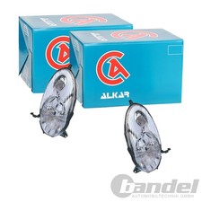 2X ALKAR HALOGEN SCHEINWERFER SATZ LINKS+RECHTS passend für NISSAN MICRA