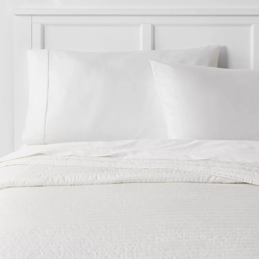 Выстиранное стеганое одеяло из микрофибры King Garment White - Предметы первой необходимости для гостиной 2690₽