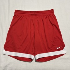 Boys Nike Dri-FIT Basketball Shorts  Red White  Size Large  CQ4371-658  NWOT