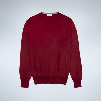 Heritage Pullover Seide und Kaschmir Gr. 52 - L Bordeauxrot