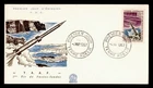 DR WHO 1967 FRENCH ANTARCTIC FSAT FDC SPACE ROCKET M76687