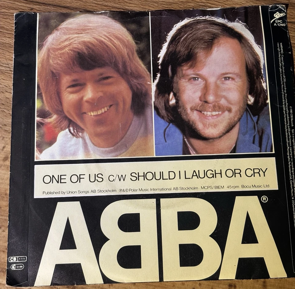 ABBA Rare Imported From UK 7”  Bundle Vinyl Records - Personal  Collection - Image 3 of 4