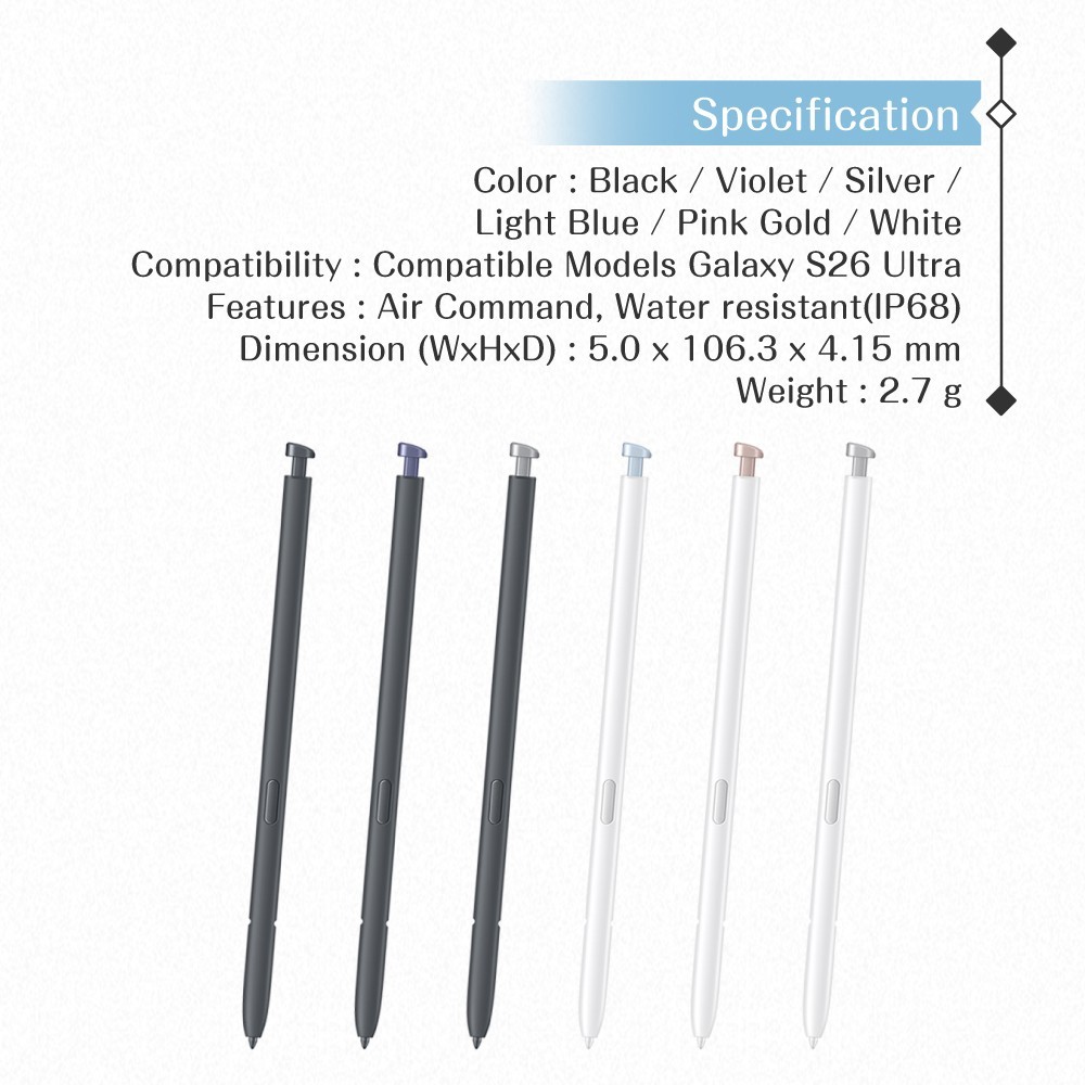 Original Samsung Official Galaxy S26 Ultra S Pen (EJ-PS948) | eBay
