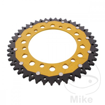 4108-Corona plato transmision DUAL 45T P-520 Ø125 MM Ø145 MM compatible con YAMA