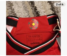 Manchester United Home Shirt - Adidas 2023/24 - Size 11-12 Years kids