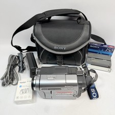 Sony Handycam DCR-TRV280 Digital 8 NightShot SteadyShot Bundle Tested Works