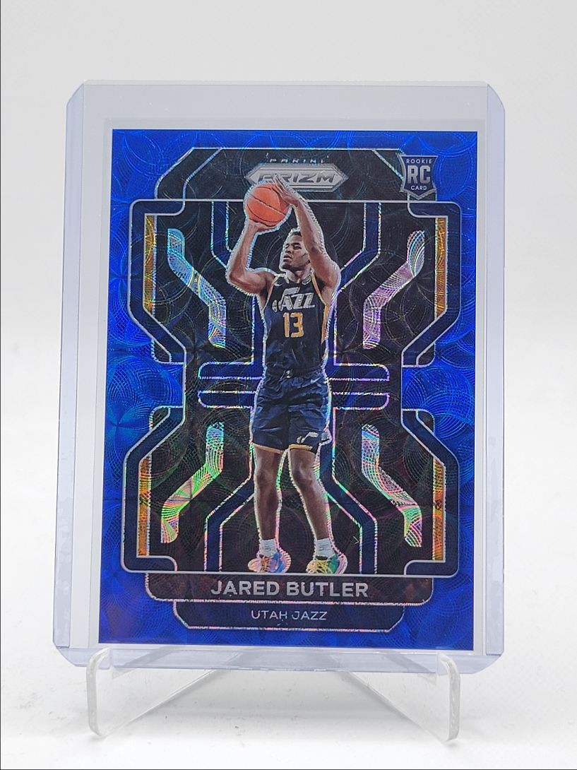JARED BUTLER 2021-22 PANINI PRIZM ROOKIE BLUE CHOICE JAZZ RC /39 Q0398