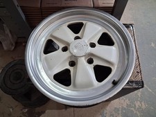 Genuine Porsche Fuchs Road Wheel 7jx16 5x130pcd White And Silver Finish