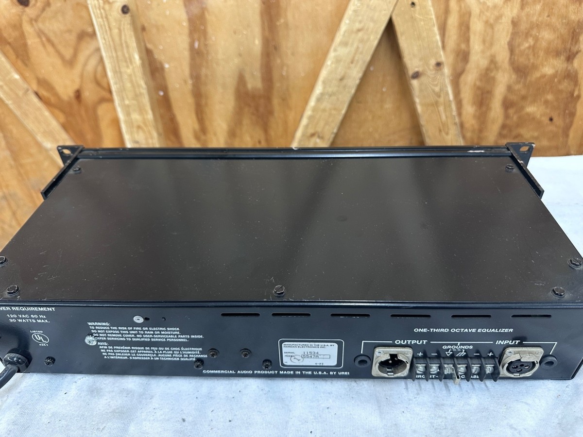 JBL UREI 5547A Mono 30 Band Graphic Equalizer EQ - READ | eBay