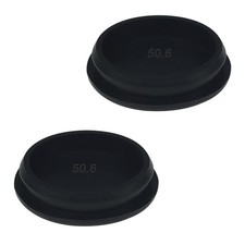 2PCS 2inch Rubber Hole Plugs Black Silicone Plug for Round Holes Filler Door ...