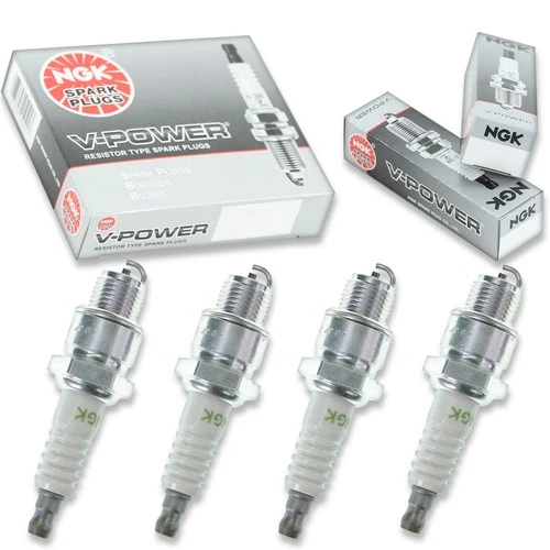 4pcs 89-00 Mercury 115 NGK V-Power Spark Plugs 4-Cyl 2-Stroke 115 HP Kit Set vw