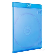 Slim Single Blu-ray Cases in 6mm Ultra Thin Thickness for Single Disc Storage...