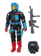 GI Joe Cobra Black Major Custom 1986 Style Viper Iron Grenadier Action Figure